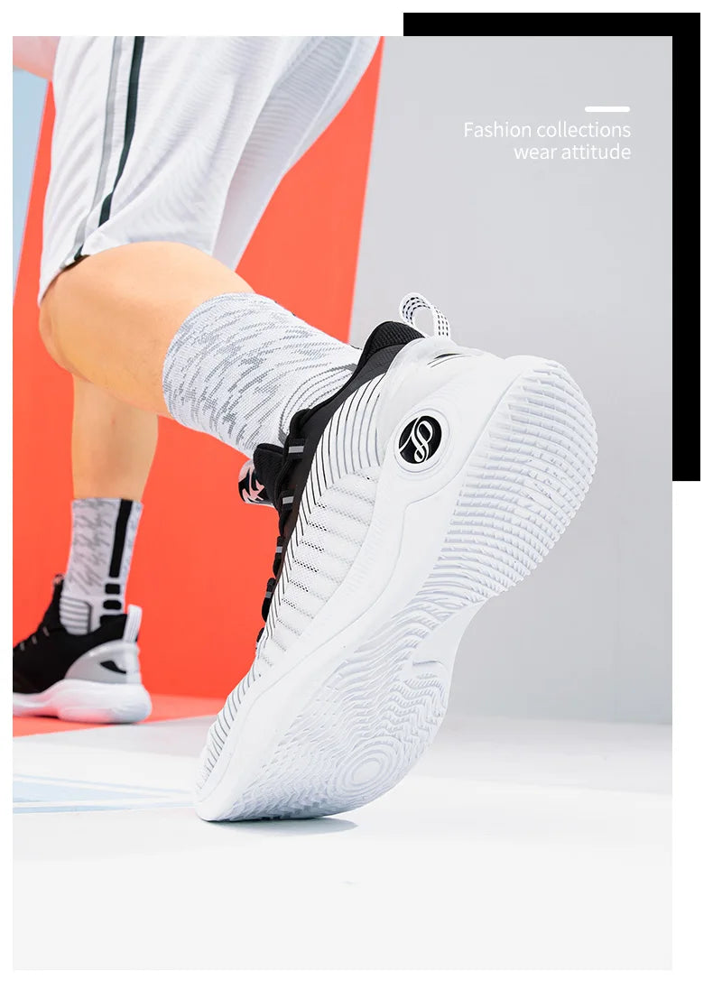 PEAK Tony Parker knight Basketball Shoes Outdoor Non slip Men Sports Shoes Wearable P-MOTIVE Cushion Rebound Breathable Sneakers