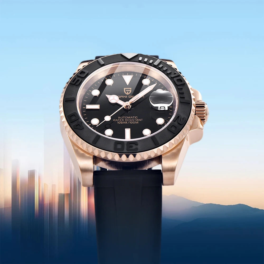 PAGANI DESIGN V3 40MM Men Mechanical Wristwatch Sapphire Luxury Automatic Watch Men's Stainless Steel Waterproof watches