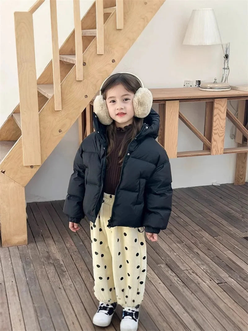 Kids' Hooded Winter Puffer Jacket