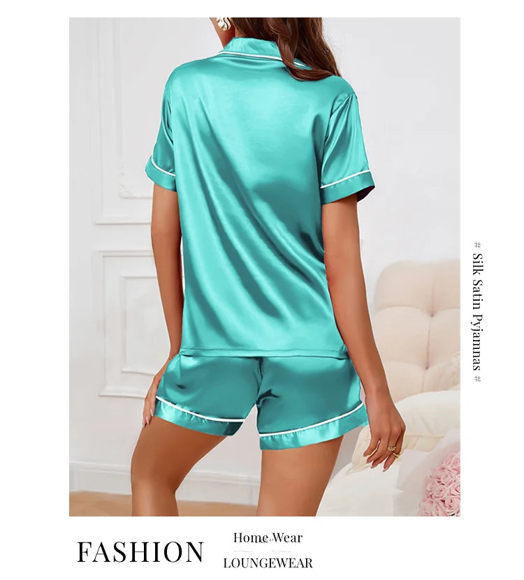 Women’s Luxurious Satin Pajama Set