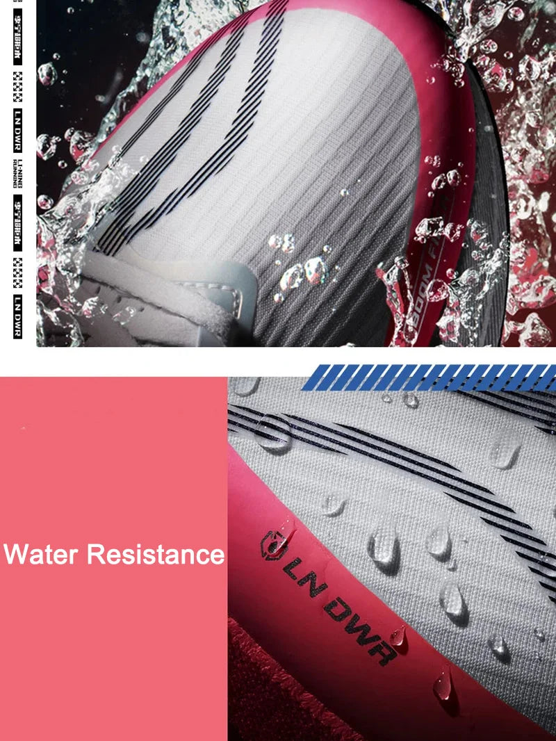 Li-Ning Women's RED HARE 8 PRO Racing Running Shoes BOOM Cushion LN DWR Water Repellent LiNing Training Sneaker ARPV016