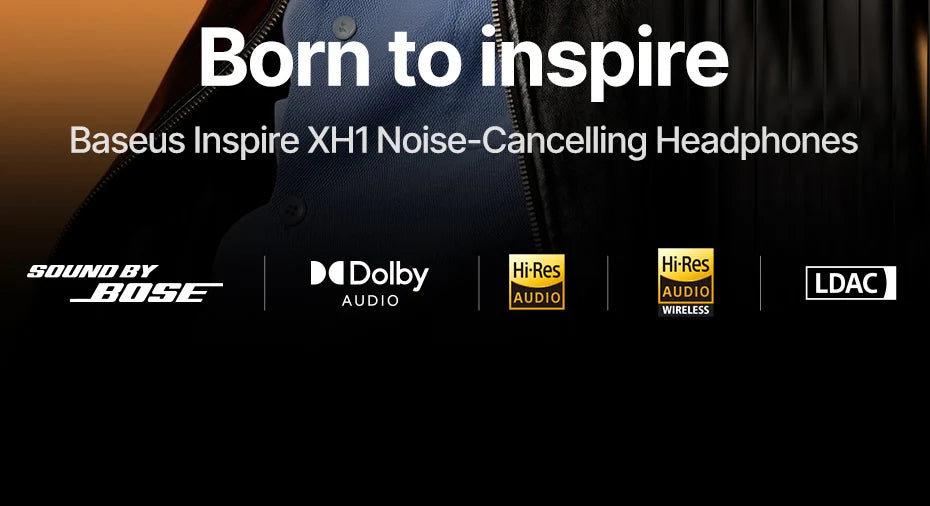 Baseus Inspire XH1 – Premium ANC Wireless Headphones