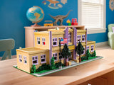 Springfield Elementary School House Modular Buildings Blocks City Apartment Architecture Brick Model Kit Adult DIY Gift 3500PCS