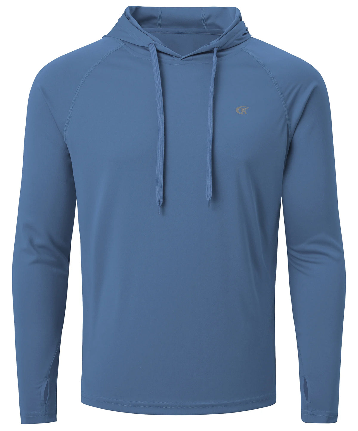 Summer Men's Long Sleeve UPF 50+ Hoodie T-Shirts, Rash Guard Quick Dry T-shirt Outdoor Sport Running Pullover