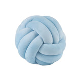 Handmade Knot Ball Throw Pillow – Soft Velvet Cushion