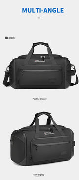 OZUKO Waterproof Bag Bagsmart Handbags Large Capacity Carry On Luggage Bags Men Business Duffel Shoulder Outdoor Tote Weekend