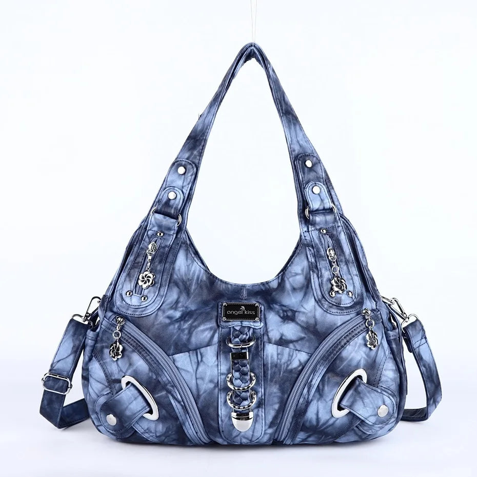 Vintage Women Handbags Fashion Shoulder Bag Large Tote Top-handle Shopping Pack Multifunctional Satchel Lady Hobos Purse