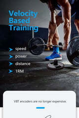 【Queling】 VBT Cube Linear Encoder Velocity Based Training VBT Sensor Rope Fitness Strength Training