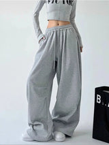 Women's High-Waist Wide-Leg Drawstring Pants