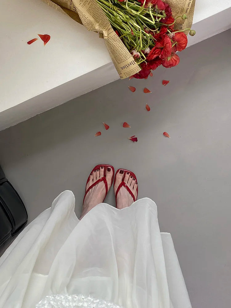 Bailamos 2025 Brand Women Slippers High Heels Sandals Sexy Open Toe Party Wedding Summer Shoes Woman Soft Outdoor Slides Beach F