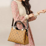 Luxury Handbag Fashion Print Large Capacity Soft Leather Women Shoulder Crossbody Bag Leisure Designer Ladies Purses and Handbag