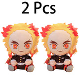 20cm Hot Japan Demon Slayer Plush Dolls Lovely Anime Kimetsu No Yaiba Kamado Tanjirou Nezuko Zenitsu Kyoujurou Toys Kids Gifts