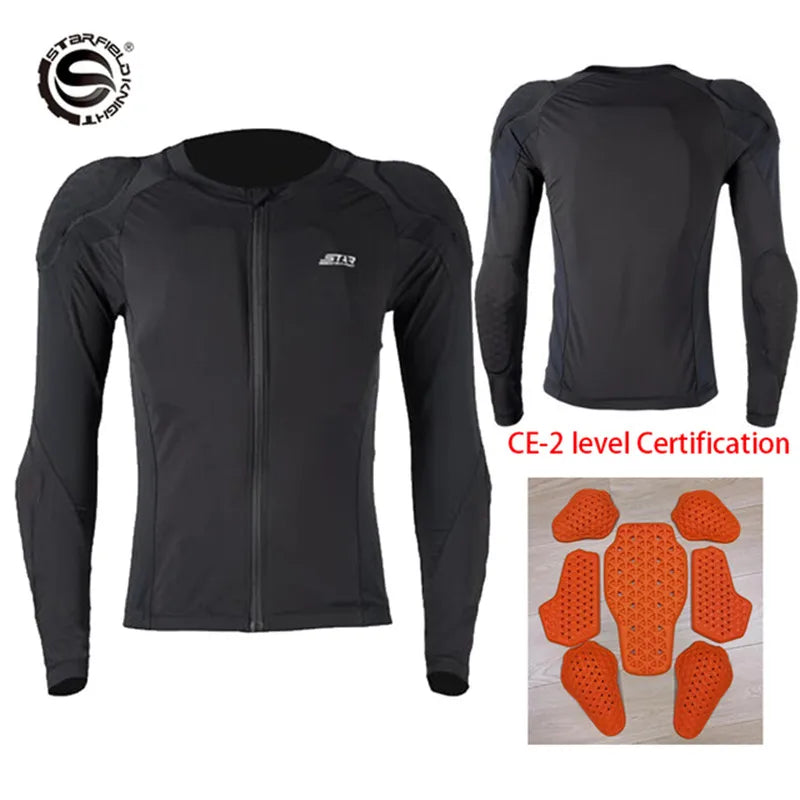 Summer Motorcycle Jackets Full Body Armor Protection Jacket For Motorbike Racing Lightweight Soft Motocross Clothing Moto Jacket
