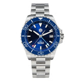 San Martin 39mm Diver GMT Watch Enamel Dial NH34 Stainless Steel Luxury Men Watch Automatic Mechanical Sapphire Luminous SN0136