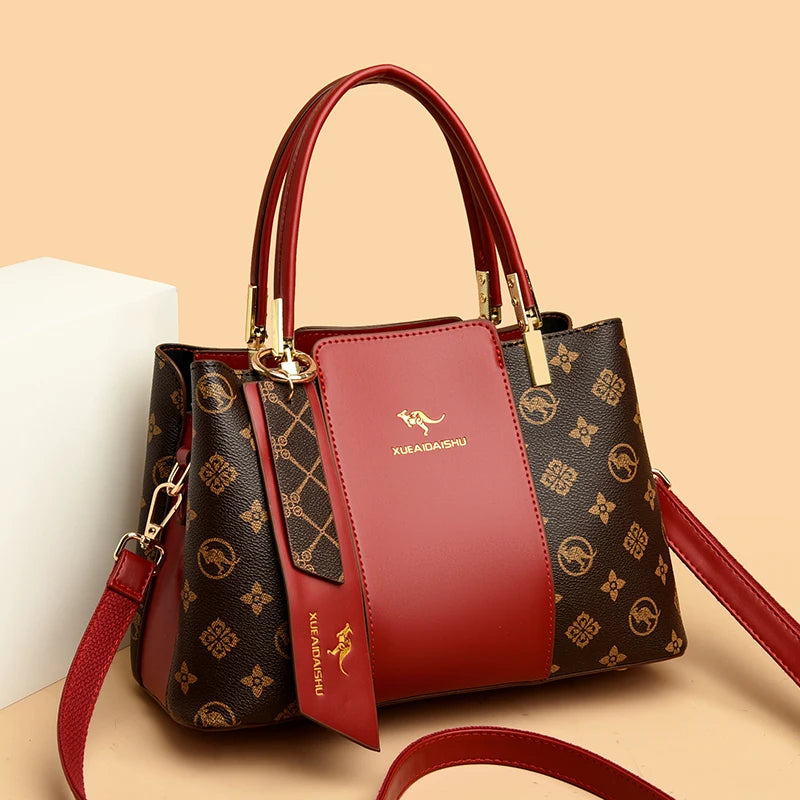 Luxury Print Leather Crossbody & Shoulder Bag