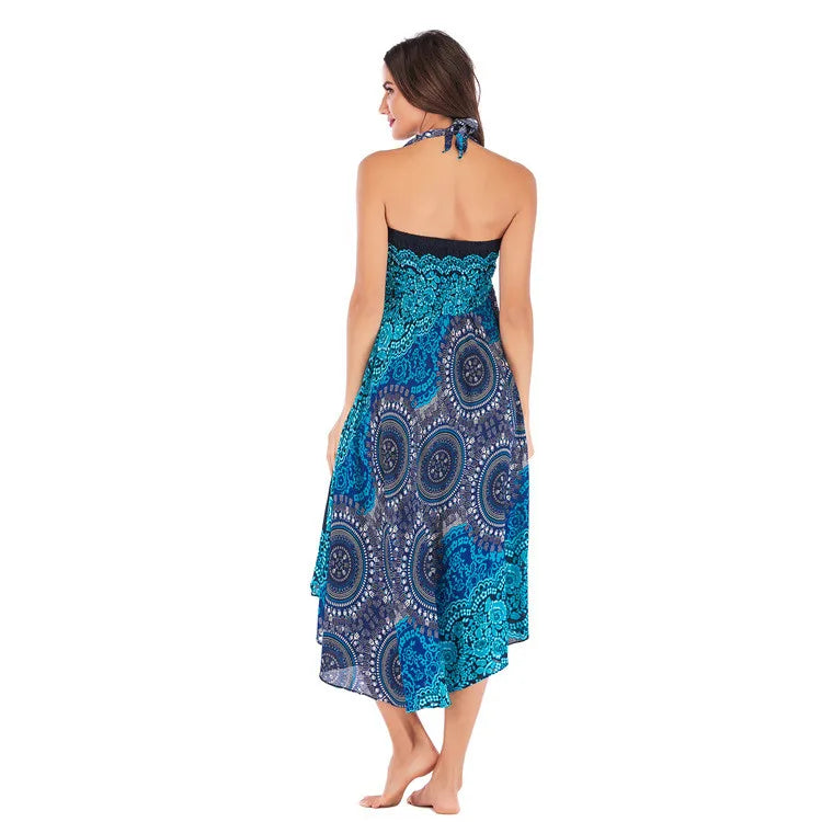 Boho Maxi Skirt – Flowy Ankle-Length Summer Skirt for Women