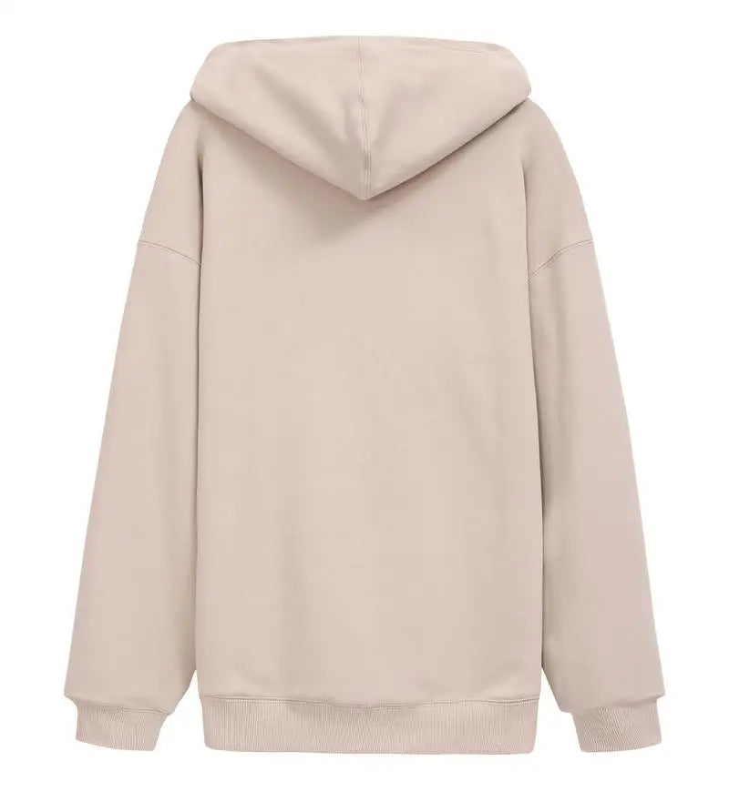 Unisex Oversized Zip-Up Hoodie