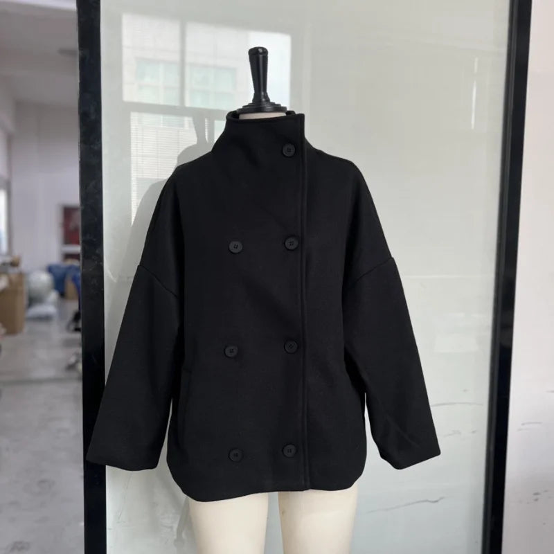 Women's Stand Collar Zip Jacket – Autumn/Winter