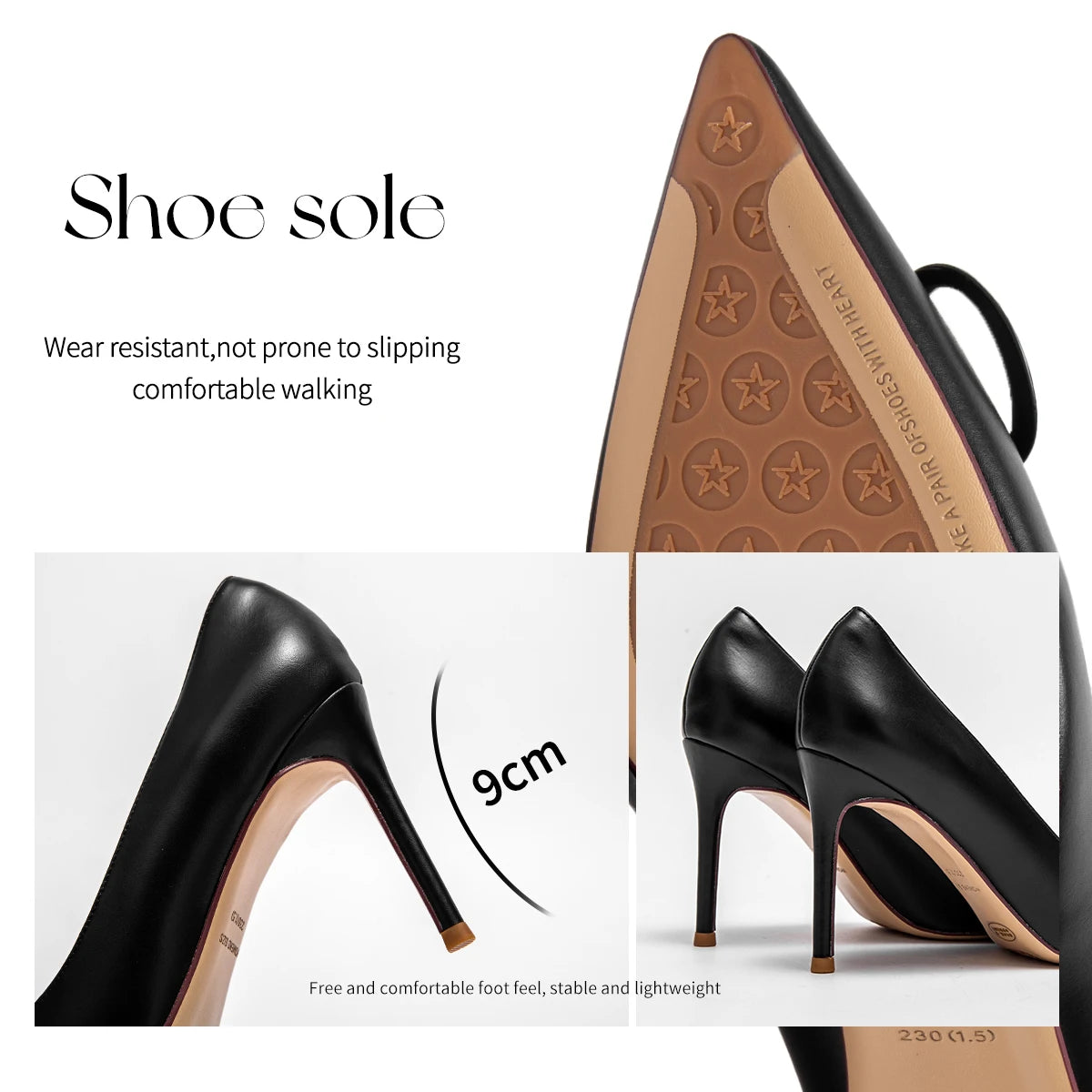 CHCH Women's Pointed Toe Ankle Strap Platform Heels