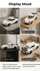 1458PCS Retro Car Building Blocks Set 2in1 Race Car Classic Car STEM Toy forTeens Adults Creative DIY Gift for  Christmas