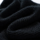 100% Cashmere Beanie Hat – Unisex Knit Winter Cap