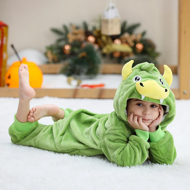 Kids' Capybara Flannel Onesie