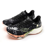 ONEMIX Nylon Carbon Plate Racing Running Training Shoes Men Full-length Shock Absorption Sports Carbon Plate Walking Sneakers