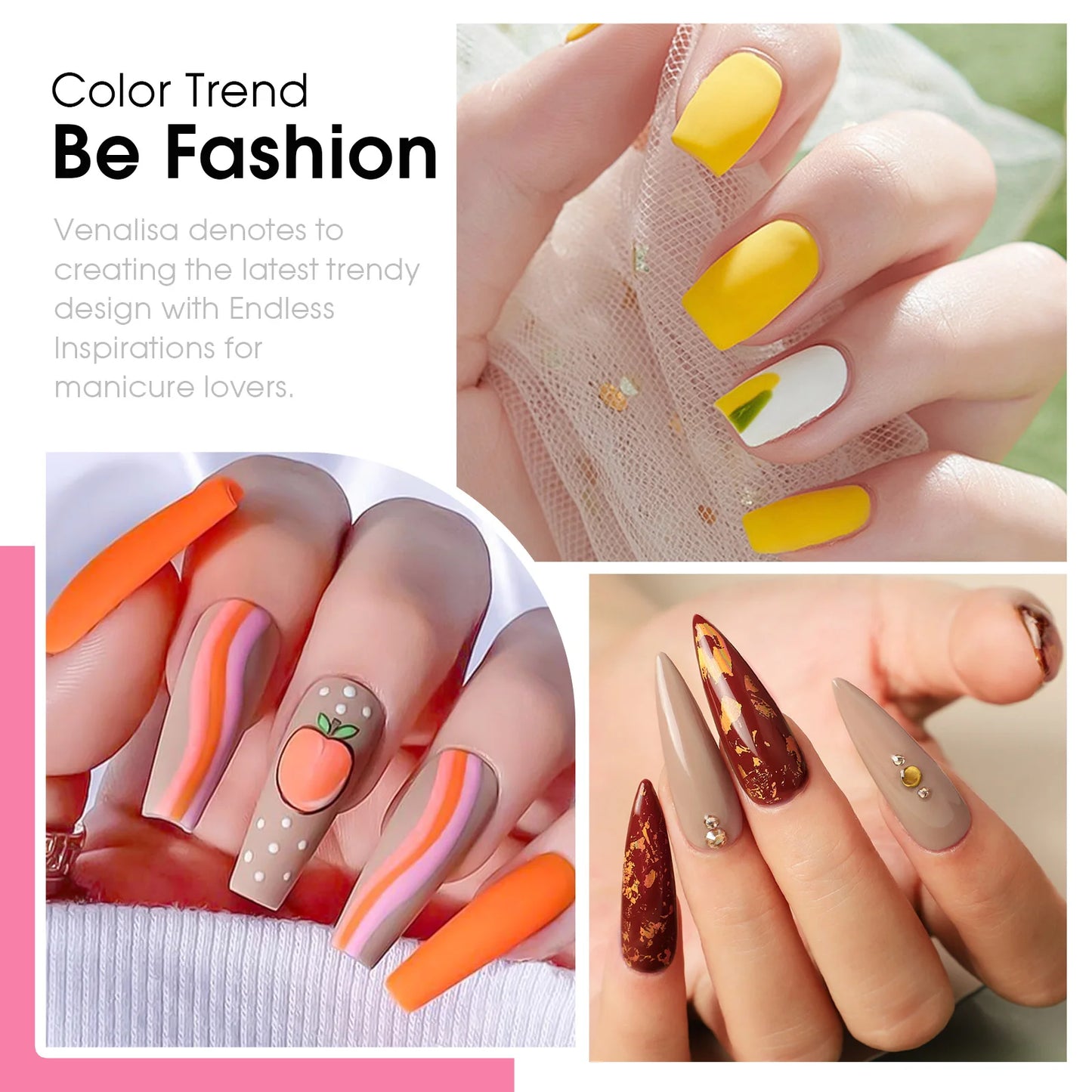 Venalisa HEMA-Free Gel Polish Kit – Autumn Color Collection