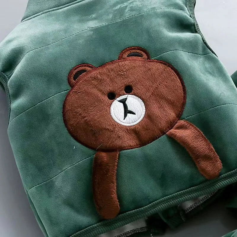 Children’s 3-Piece Padded Cartoon Outfit