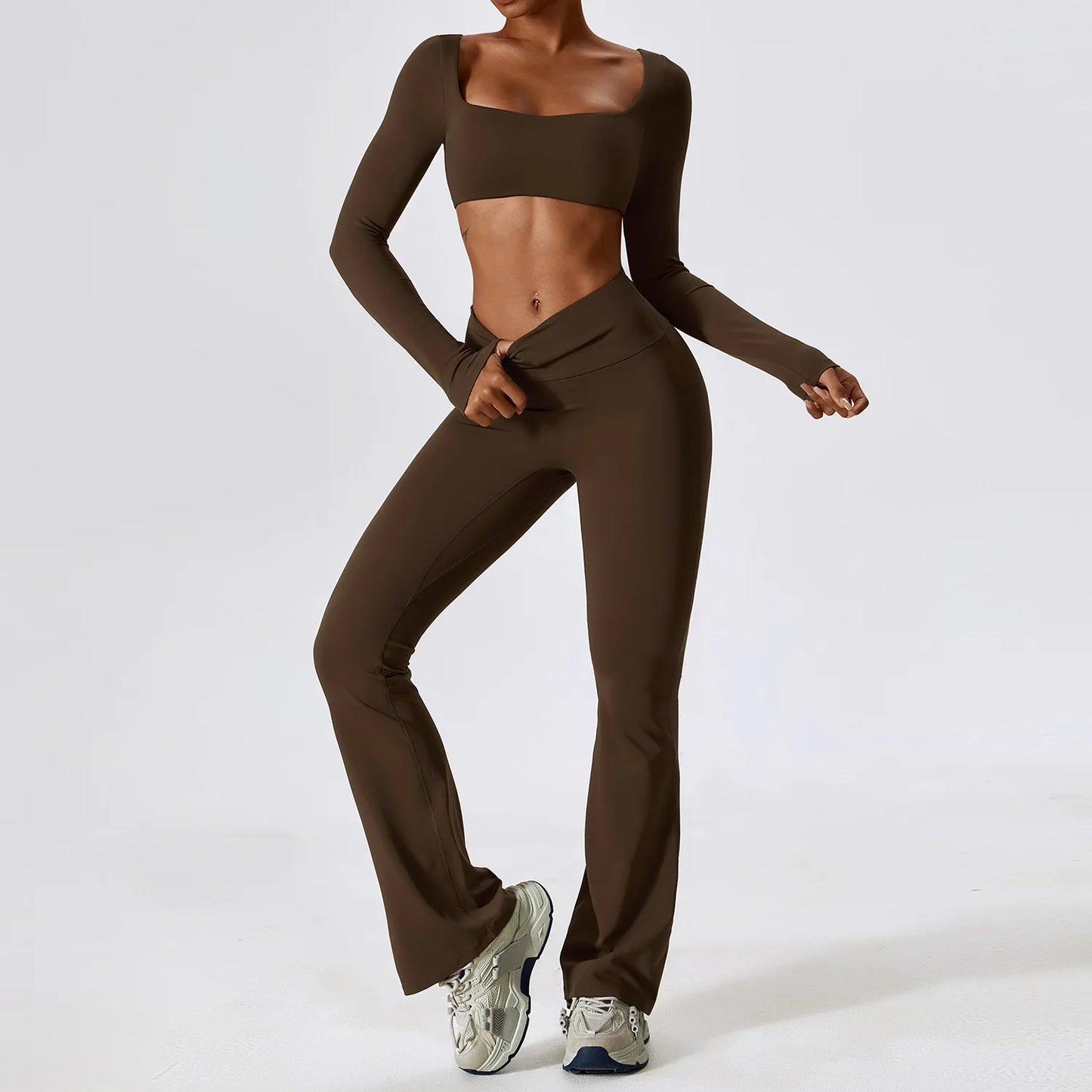 Seamless 2-Piece Yoga & Fitness Set