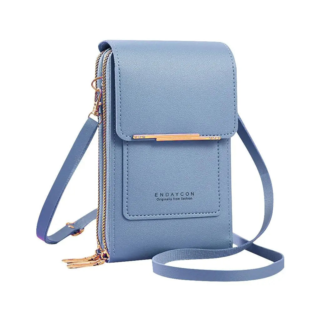 Smartphone Women RFID Handbag Crossbody Bags Touch Screen Phone Bag RFID Anti Theft Purse
