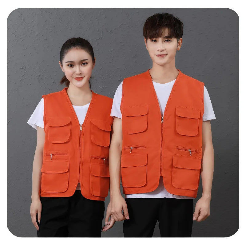 Men's Multi-Pocket Safari Vest – Lightweight All-Season Outerwear