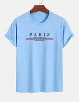 Paris Print Relaxed Fit Pullover – Premium Cotton Casual O-Neck Hoodie