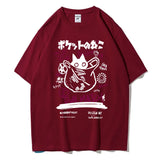 Kawaii Cat Harajuku Streetwear Tee