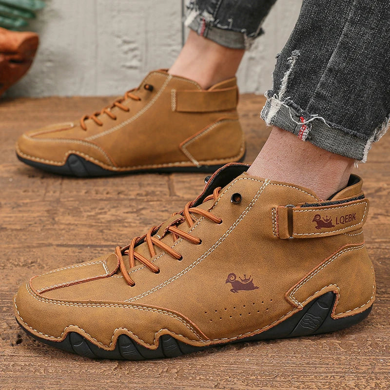 Men's Slip-On Casual Shoes with Rubber Sole