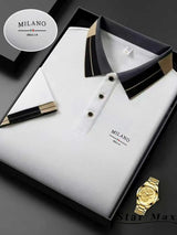 Men's Horse Embroidery Polo | Milan-Style Summer Shirt