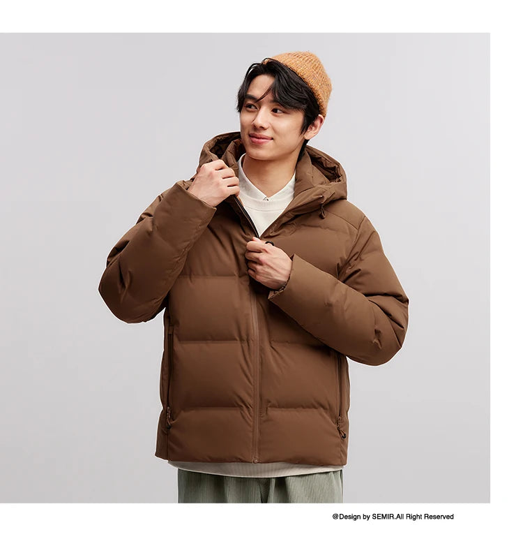 Semir Men's Premium Hooded Down Jacket