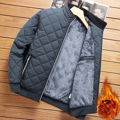 DIMUSI Men's Thermal Fleece Windbreaker Jacket