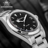 ADDIESDIVE 36mm Men Watch Luxury 200m Waterproof Super Luminous Bubble Glass Stainless Steel Wrist Watch Quartz Watches For Men