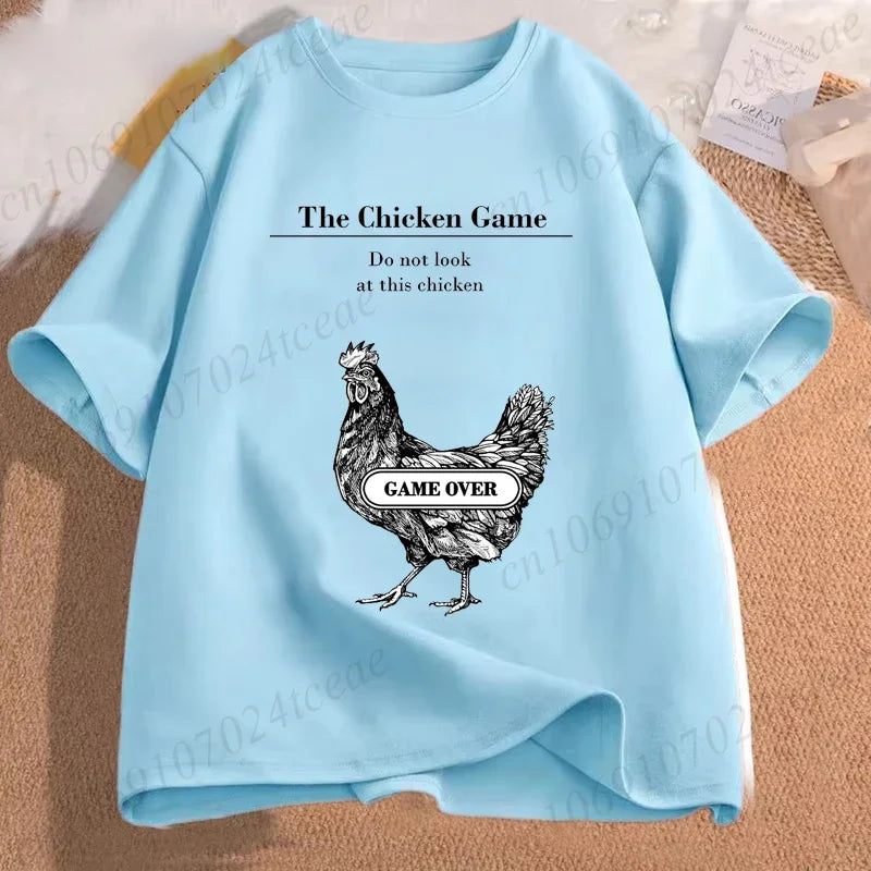 Chicken Game Graphic Tee – Funny Unisex T-Shirt