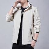 Men's Waterproof Hooded Windbreaker Jacket