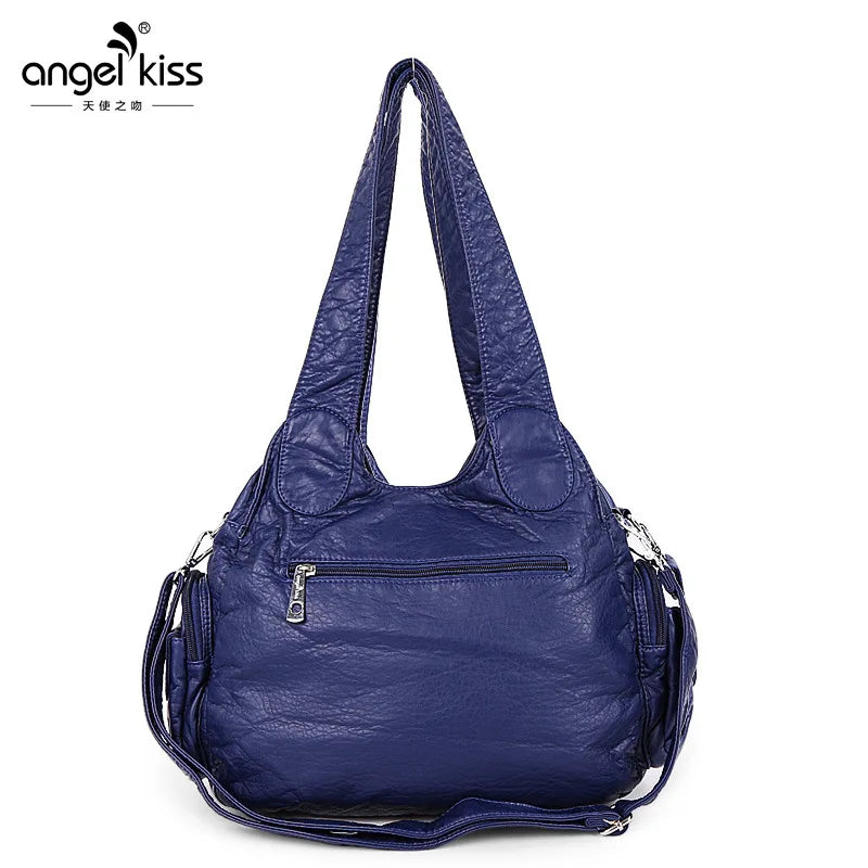 Women Fashion Handbags Women Shoulder Bags PU Leather Handbag Female Satchel Big-capacity Shoulder Purse Bag Bolsa Feminina