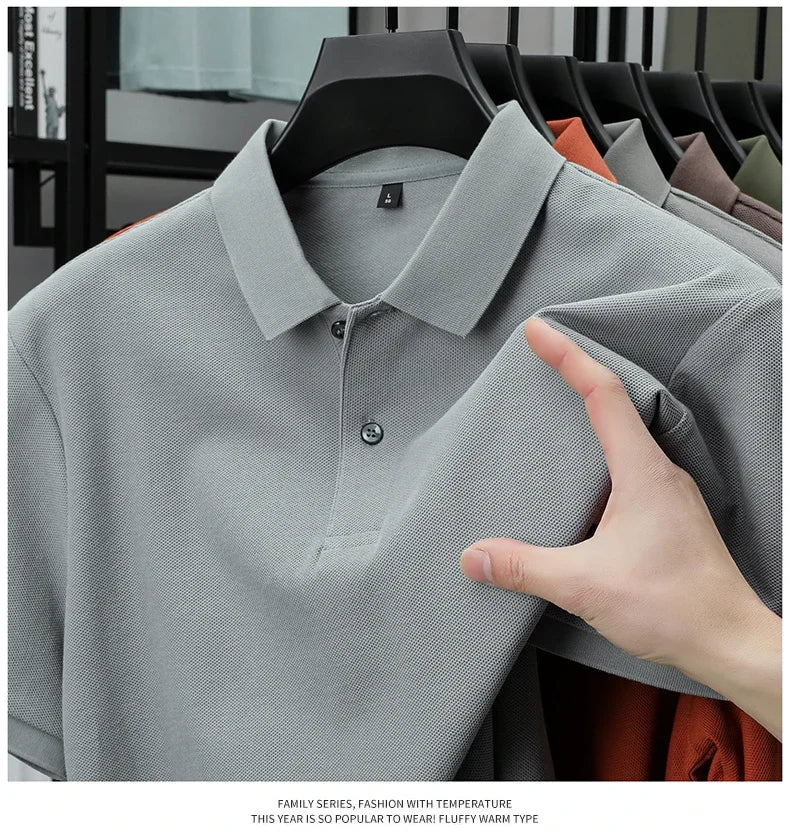 Men's Premium Cotton Polo Shirt – 19 Colors