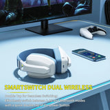 BINNUNE BW06 Bluetooth Headsets Gamer with Mic Wireless 2.4GHz Gaming Headphones with Microphone for PS5 PS4 PC Mac Playstation