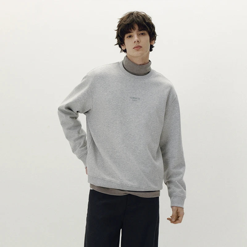 Semir Unisex Sweatshirt Regular Shoulder Crew Neck Soft Cotton Feel Pullover Everyday Casual Style Autumn Top 2026