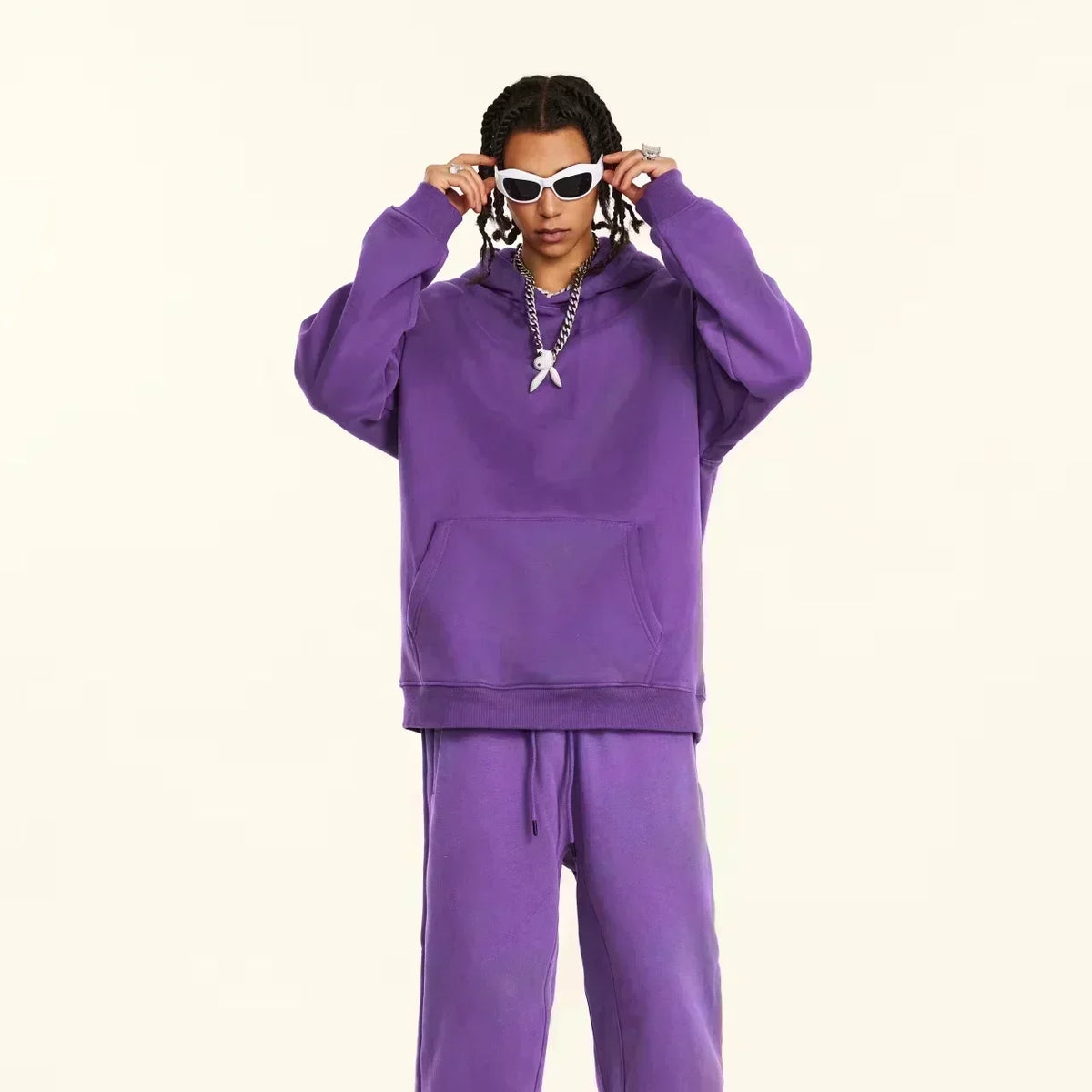 Unisex Relaxed-Fit Pullover Hoodie