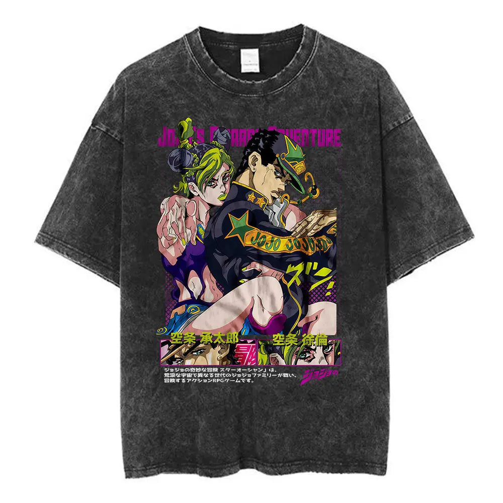 JoJo’s Bizarre Adventure: Steel Ball Run Washed Tee