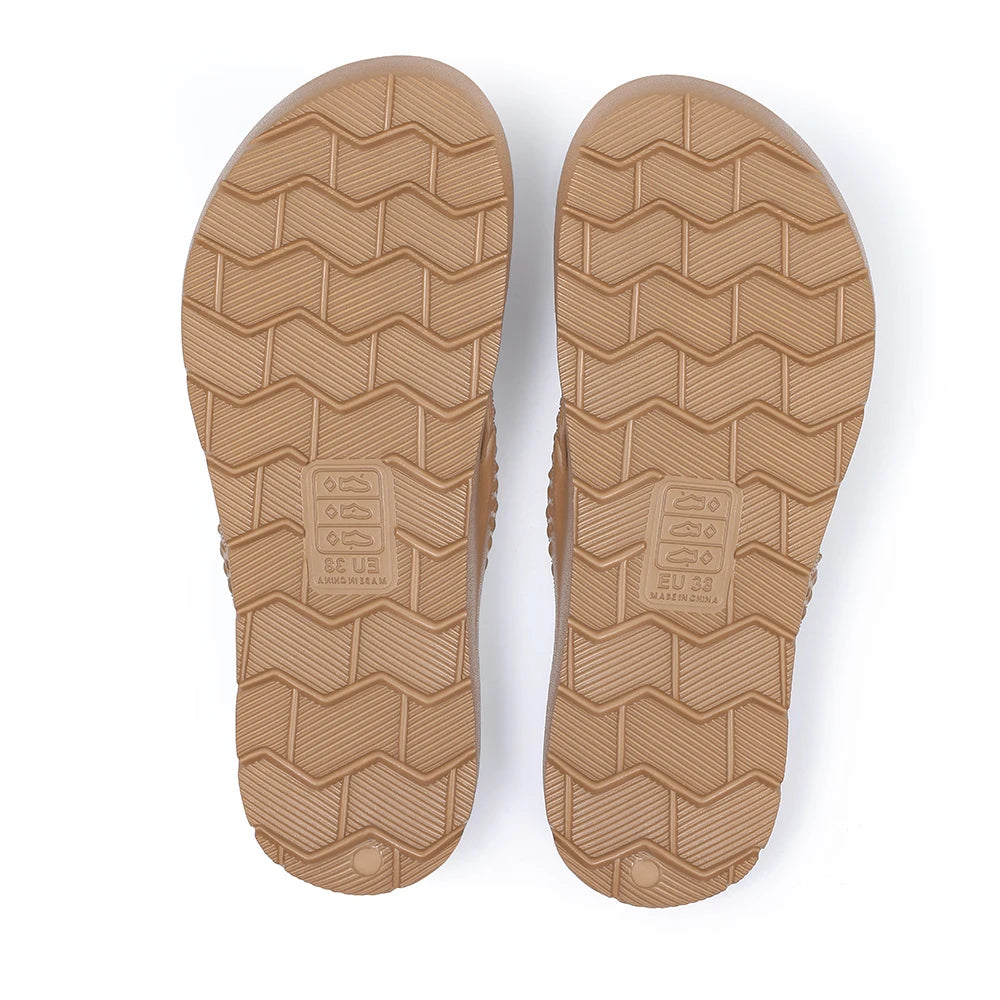 Crestar Women's Orthopedic Flip Flops Summer New EVA Sandals For Plantar Fasciitis Relief Comfort Unisex Non-slip Beach Slippers
