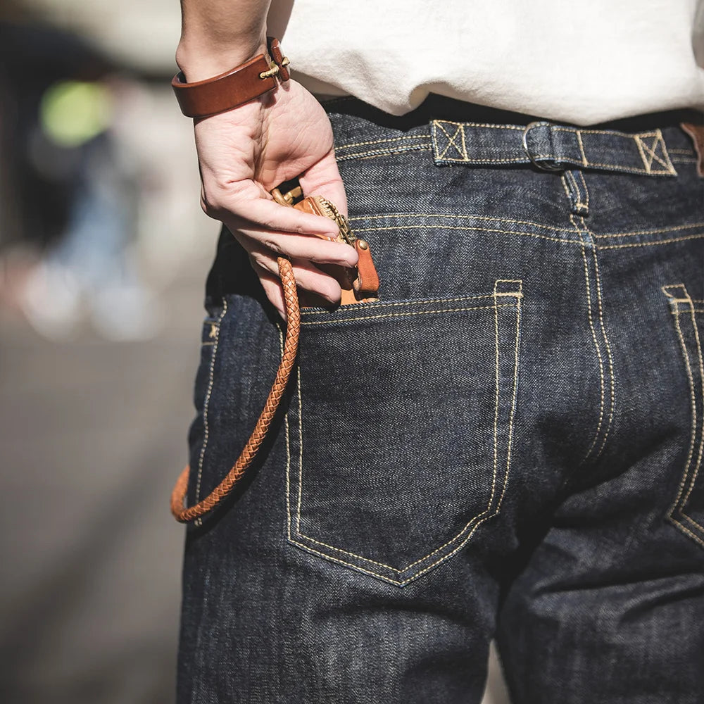 MADEN 14oz Selvedge Raw Denim Jeans – Heritage Straight Fit