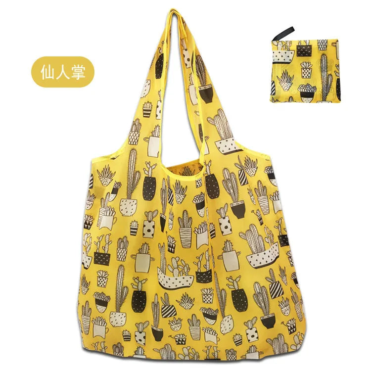 Foldable Reusable Shopping Bag – Eco-Friendly Tote